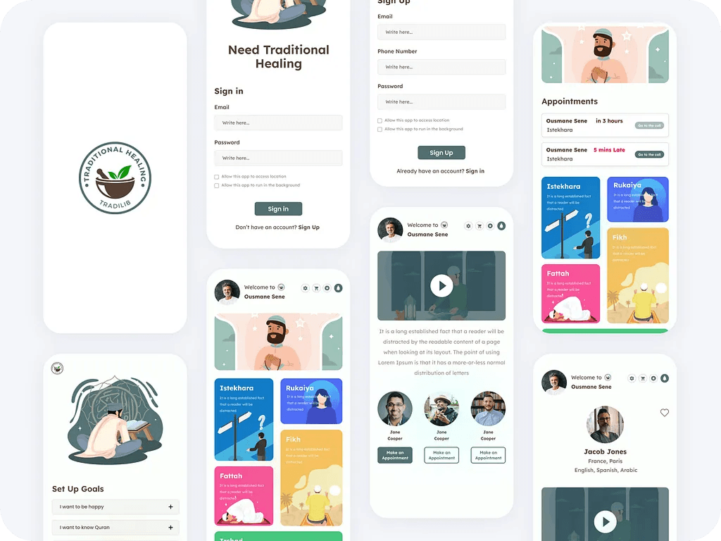 Tradilib Website Design